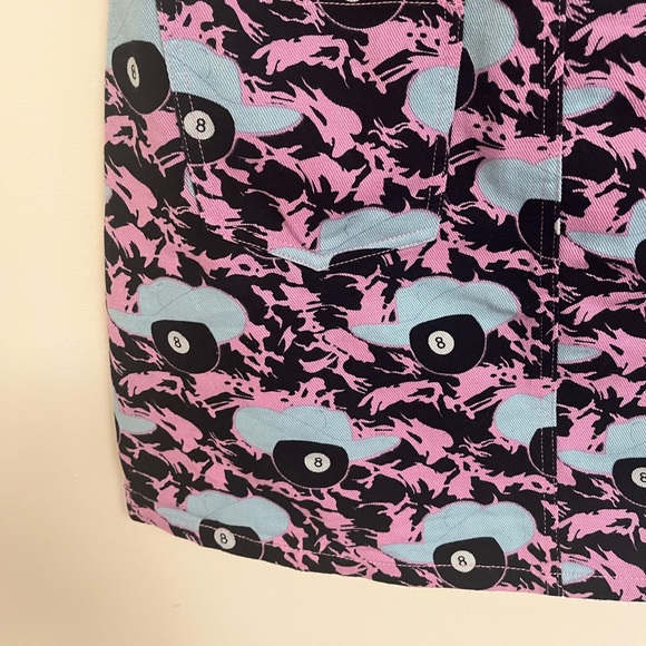 Hayley Elsaesser x Simons 8-Ball Cowboy Print Mini Skirt, Medium - Picture 4 of 10